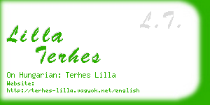 lilla terhes business card